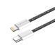 Кабель ColorWay Lightning + USB Type-C (M/M), 3.0 А, 1 м, Black (CW-CBPDCL061-BK) [604169], фото 11