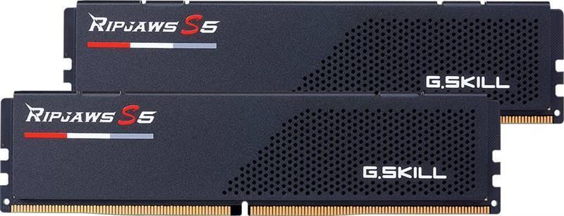 Модуль пам`ятi DDR5 2x32GB/6400 G.Skill Ripjaws S5 Black (F5-6400J3239G32GX2-RS5K) [606203]
