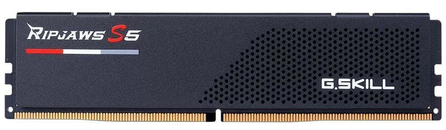 Модуль пам`ятi DDR5 2x32GB/6400 G.Skill Ripjaws S5 Black (F5-6400J3239G32GX2-RS5K) [606203]