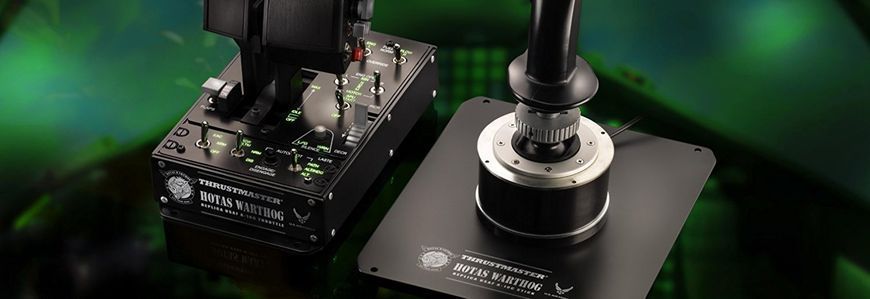 Комплект Thrustmaster Джойстик та Важіль управління двигуном Hotas Warthog Pack, PC (2960720) [106041]