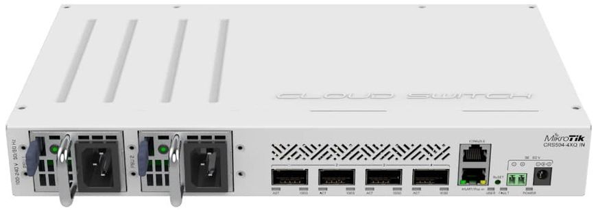 MikroTiK Комутатор Cloud Router Switch CRS504-4XQ-IN (CRS504-4XQ-IN)