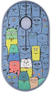 Миша 2E MF300 PETS:CATS Silent WL BT, синій (2E-MF300WPETSBL) [104091]