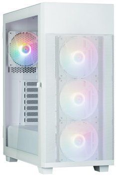 Корпус Zalman S5 Neo без БЖ, 1xUSB3.1, 1xUSB2.0, 4x120мм FRGB, VGA 390мм, LCS ready, TG Side Panel, ATX, білий (S5NEOWHITE) [109567]