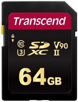 Карта пам'яті Transcend SD 64GB C10 UHS-II U3 R285/W220MB/s 4K (TS64GSDC700S) [108896]