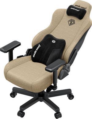 Крісло для геймерів Anda Seat Kaiser 3E XL Dark Beige Fabric (AD23YC-XL-09-H-CF-H01) [614538]