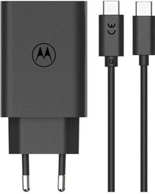 Зарядний пристрій Motorola 68W Black + кабель Type-C (MC-682N) [618680]