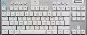 Клавiатура бездротова Logitech G915 Gaming TKL Tenkeyless LightSpeed Wireless RGB Mechanical White (920-009664) [605907]