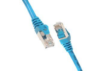 Патч-корд 2E САТ 6, S-FTP, 1м, 26AWG, RJ45, 7/0.16, Cu, PVC, синій (2E-PC6SFTPCOP-100BL) [109876]
