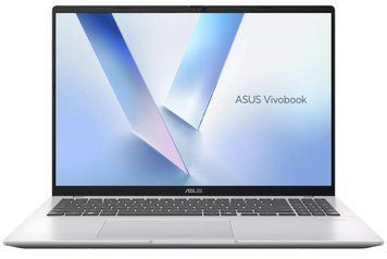 Ноутбук ASUS Vivobook 16 M1607GA-MB010 16" WUXGA IPS, AMD AI 7 445, 16GB, F512GB, UMA, NoOS, Сріблястий (90NB16Z2-M000B0) [114276]