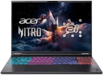 Ноутбук Acer Nitro 16S AN16S-61 16" WQXGA IPS, AMD R7-350, 32GB, F1TB, NVD5070Ti-12, Lin, чорний (NH.QZWEU.002) [110786]