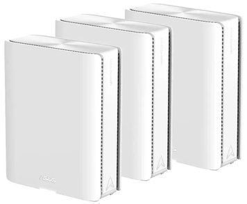 Система WiFi-Mesh ASUS ZenWiFi BQ16 BE25000, 2xGE LAN, 1xGE WAN/LAN, 1x10GE LAN, 1x10GE WAN/LAN 1xUSB 3.0, 3мод, білий (90IG08K0-MO3N4V) [104725]