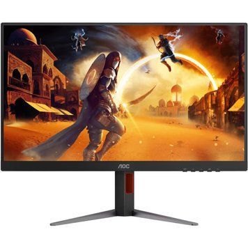 Монітор TFT 27" AOC, QD-OLED, 280Гц, 0,03мс, 2хHDMI, DP, USB-hub, HAS, Pivot, чорно-червоний (Q27G4ZD) [405350]