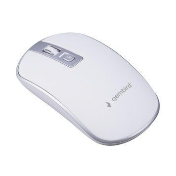 Миша бездротова Gembird White/Silver (MUSW-4B-06-WS) [606570]