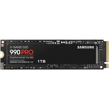 Накопичувач SSD 1ТB Samsung 990 PRO M.2 2280 PCIe 4.0 x4 NVMe V-NAND TLC (MZ-V9P1T0BW) [607913]