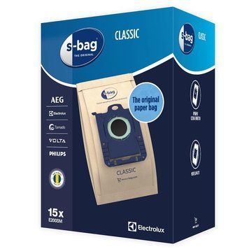 Мішки для пилососів Electrolux S-Bag Classic 3л, 15шт (E200SM) [15749]