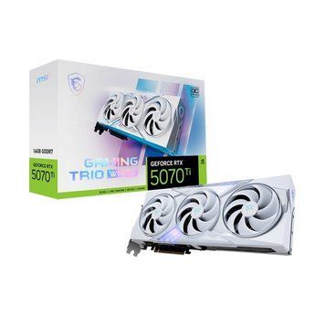 Відеокарта GF RTX 5070 Ti 16GB GDDR7 Gaming Trio OC White MSI (GeForce RTX 5070 Ti 16G GAMING TRIO OC WHITE) [610681]