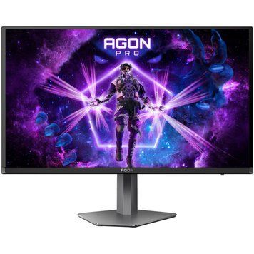 Монітор TFT 27" AOC AGON PRO, QD-OLED, 500Hz, 0,03ms, 2xHDMI, DP, USB-hub, HAS, Pivot, чоро-сірий (AG276QKD2) [405685]