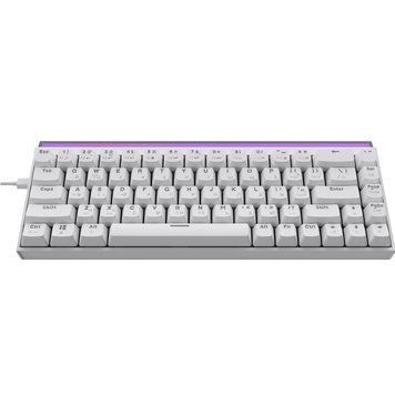 Клавіатура Ajazz NK68 Red Switch White USB-C (NK68-R-W) [618099]