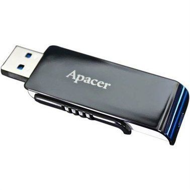 Флеш-накопичувач Apacer USB 3.2 Gen 1 AH350 128Gb Black (AP128GAH350B-1) [803107]