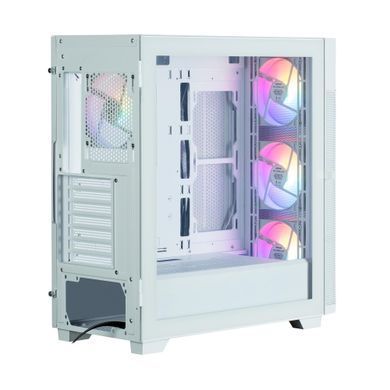 Корпус Zalman S5 Neo без БЖ, 1xUSB3.1, 1xUSB2.0, 4x120мм FRGB, VGA 390мм, LCS ready, TG Side Panel, ATX, білий (S5NEOWHITE) [109567]