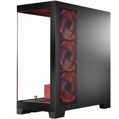 Корпус Modecom VOLCANO SPACE APEX ARGB 4x140mm fans MIDI USB 3.0x2+TYPE-C BLACK без БЖ ATX (AT-SPACE-PG-10-000000-000) [403123]