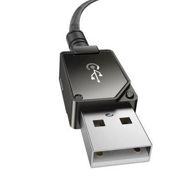 Кабель Baseus Unbreakable Series Fast Charging Data Cable USB to iP 2.4A 2m Cluster Black (P10355802111-01) [802320]