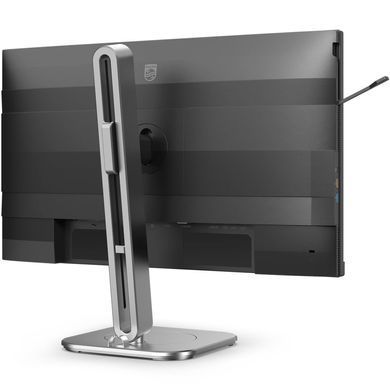 Монітор TFT 23.8" Philips 24B2G5200, IPS, 100Гц, VGA, HDMI, DP, USB-hub, HAS, Pivot, колонки, темно-сірий (24B2G5200/00) [405408]
