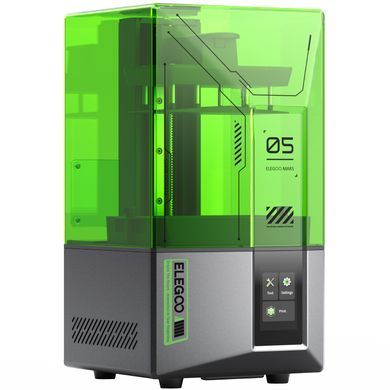 Принтер 3D ELEGOO Mars 5 4K (LCD &plusmn;0.1 mm Chitubox MSLA 143х89х150 mm USB зелений) (50.101.014300) [404730]