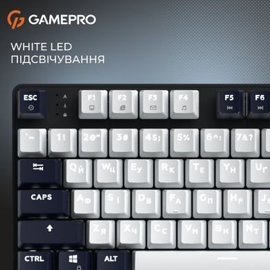 Клавіатура GamePro Genesis Metallic Outemu Red Swithes USB Black (MK110B) [615506]