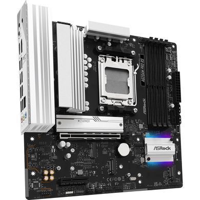 Материнська плата ASRock (AM5/A620A, 4*DDR5, PCIex16, DP/HDMI, 2xSATA, 3xM.2, 2.5GLan, 8ch, mATX) (A620AM PRO RS) [403893]