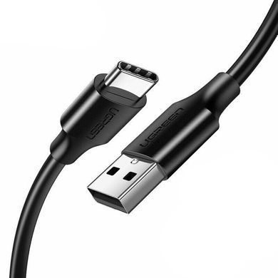 Кабель USB 2.0 AM-Type-C M, 3 м, 60W Nickel Plating Чорний, US287 UGREEN (60826) [404037]