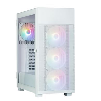 Корпус Zalman S5 Neo без БЖ, 1xUSB3.1, 1xUSB2.0, 4x120мм FRGB, VGA 390мм, LCS ready, TG Side Panel, ATX, білий (S5NEOWHITE) [109567]