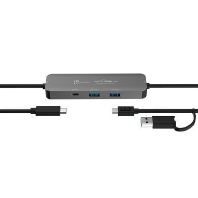 USB-хаб J5create Wormhole Switch Grey (JCH462-N) [618234]