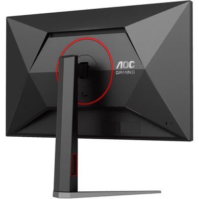 Монітор TFT 27" AOC, QD-OLED, 280Гц, 0,03мс, 2хHDMI, DP, USB-hub, HAS, Pivot, чорно-червоний (Q27G4ZD) [405350]