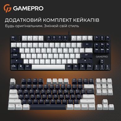 Клавіатура GamePro Genesis Metallic Outemu Red Swithes USB Black (MK110B) [615506]