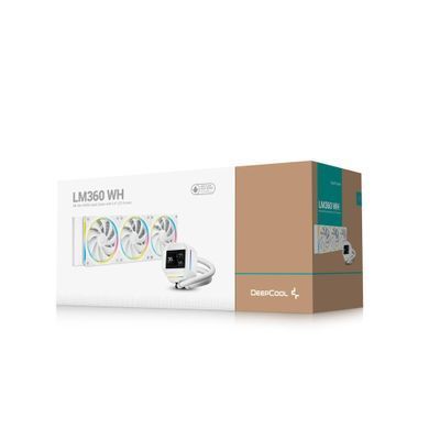 Система водяного охолодження DeepCool LM360 WH (R-LM360-WHDMMC-1) [618124]