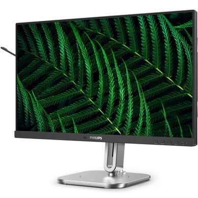 Монітор TFT 23.8" Philips 24B2G5200, IPS, 100Гц, VGA, HDMI, DP, USB-hub, HAS, Pivot, колонки, темно-сірий (24B2G5200/00) [405408]