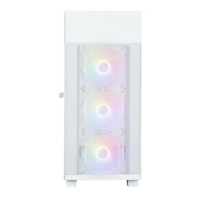 Корпус Zalman S5 Neo без БЖ, 1xUSB3.1, 1xUSB2.0, 4x120мм FRGB, VGA 390мм, LCS ready, TG Side Panel, ATX, білий (S5NEOWHITE) [109567]