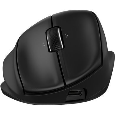 Мишка бездротова HP 720M Tilt Ergonomic, 7 кн., 6000 dpi чорна (BH0Z4AA) [405488]