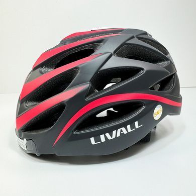 Захисний шолом Livall BH62 NEO (L) Black&Red (55-61см), акустика, мікрофон, сигнали поворотів та стопів, додаток, пульт BR80, Bluetooth (LIV-TBH62N-1041) [800031]