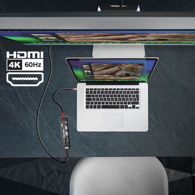 USB-хаб Promate USB Type-C Grey (transhub-lite) [605173]