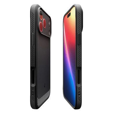Чохол Spigen для iPhone 17 Pro, Rugged Armor MagFit, Matte Black (ACS10329) [111301]