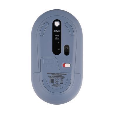 Миша 2E MF300 PETS:CATS Silent WL BT, синій (2E-MF300WPETSBL) [104091]