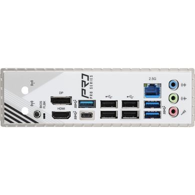 Материнська плата ASRock (AM5/A620A, 4*DDR5, PCIex16, DP/HDMI, 2xSATA, 3xM.2, 2.5GLan, 8ch, mATX) (A620AM PRO RS) [403893]