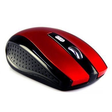 Мишка Media-Tech Raton Pro, бездротова, 5 кн., 800/1200/1600 dpi, червона (MT1113R) [401232]
