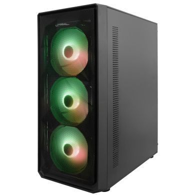 Корпус 1stPlayer Black без БЖ (FD3-BK-4F7) [608813]
