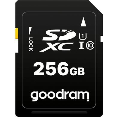 Карта пам`ятi SDXC 256GB UHS-I/U3 Class 10 Goodram R100/W10MB/s (S1A0-2560R12) [615232]