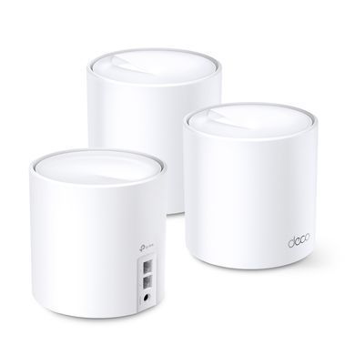 Система WiFi-Mesh TP-LINK Deco X60 AX3000, 1xGE LAN, 1xGE WAN, 3 мод (DECO-X60-3-PACK) [104522]