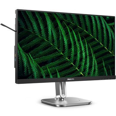 Монітор TFT 23.8" Philips 24B2G5200, IPS, 100Гц, VGA, HDMI, DP, USB-hub, HAS, Pivot, колонки, темно-сірий (24B2G5200/00) [405408]