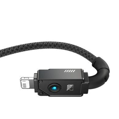 Кабель Baseus Unbreakable Series Fast Charging Data Cable USB to iP 2.4A 2m Cluster Black (P10355802111-01) [802320]
